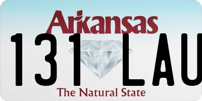 AR license plate 131LAU