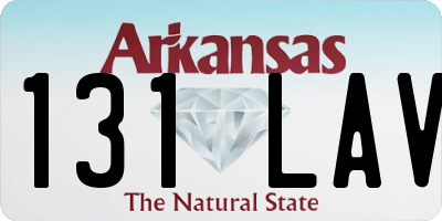 AR license plate 131LAV