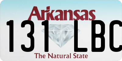 AR license plate 131LBC