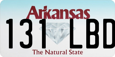 AR license plate 131LBD