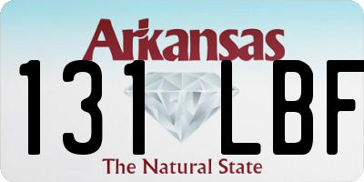 AR license plate 131LBF