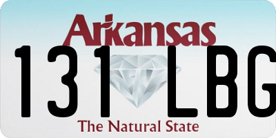 AR license plate 131LBG