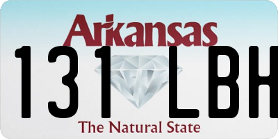 AR license plate 131LBH