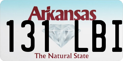 AR license plate 131LBI