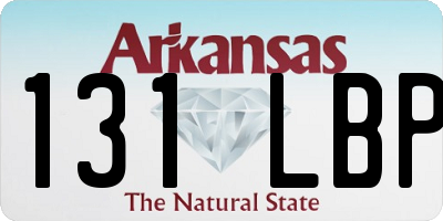 AR license plate 131LBP