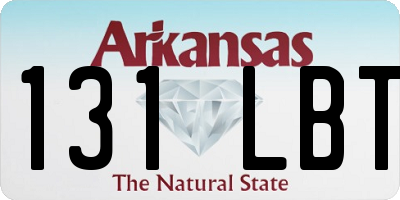 AR license plate 131LBT