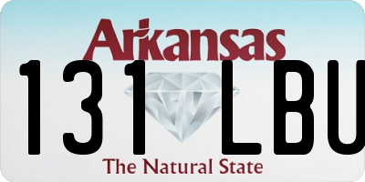 AR license plate 131LBU