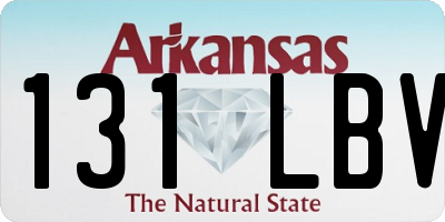 AR license plate 131LBV