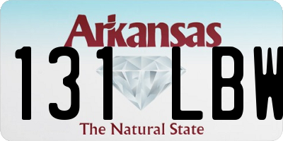 AR license plate 131LBW