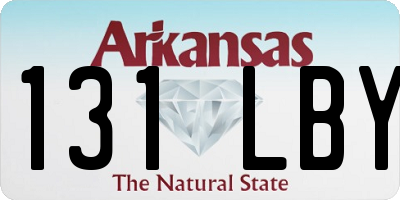 AR license plate 131LBY