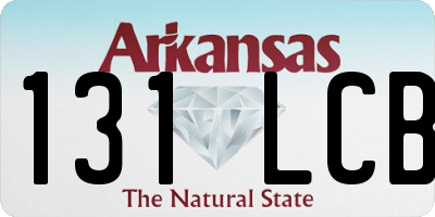 AR license plate 131LCB