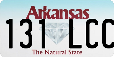 AR license plate 131LCC