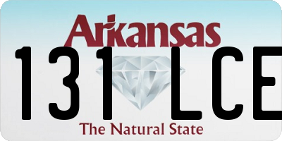 AR license plate 131LCE