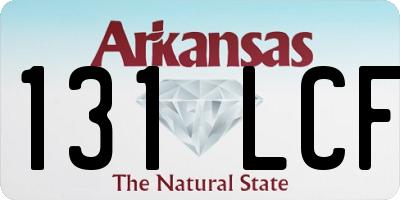 AR license plate 131LCF