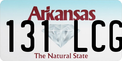 AR license plate 131LCG