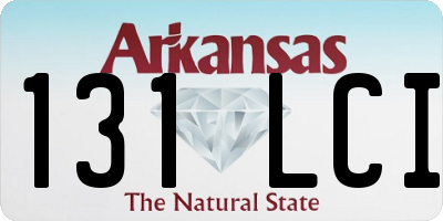 AR license plate 131LCI