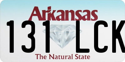 AR license plate 131LCK
