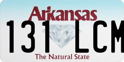 AR license plate 131LCM