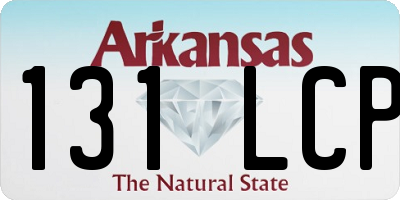 AR license plate 131LCP
