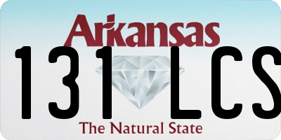 AR license plate 131LCS