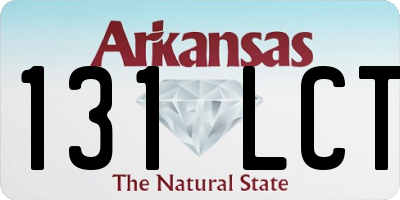 AR license plate 131LCT