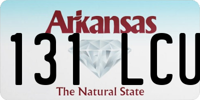 AR license plate 131LCU