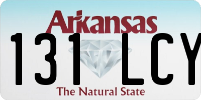 AR license plate 131LCY