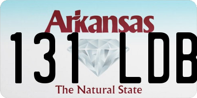 AR license plate 131LDB