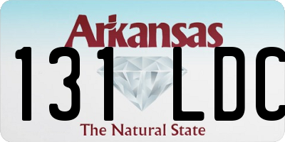 AR license plate 131LDC