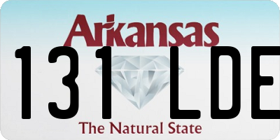 AR license plate 131LDE
