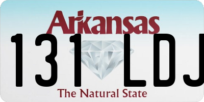 AR license plate 131LDJ