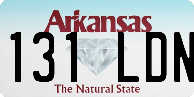 AR license plate 131LDN