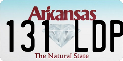 AR license plate 131LDP