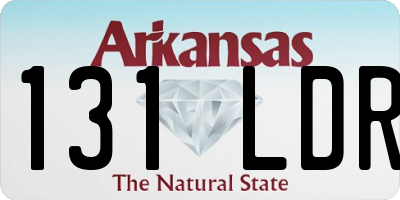 AR license plate 131LDR