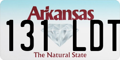 AR license plate 131LDT