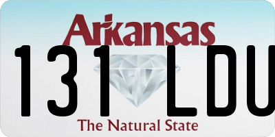 AR license plate 131LDU