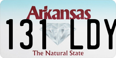 AR license plate 131LDY
