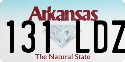 AR license plate 131LDZ