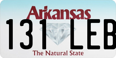 AR license plate 131LEB