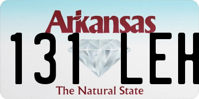 AR license plate 131LEH