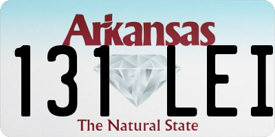 AR license plate 131LEI