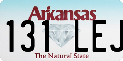 AR license plate 131LEJ