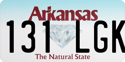 AR license plate 131LGK