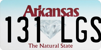 AR license plate 131LGS
