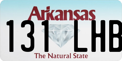AR license plate 131LHB