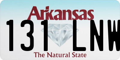 AR license plate 131LNW