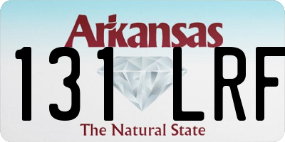 AR license plate 131LRF