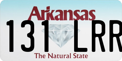 AR license plate 131LRR