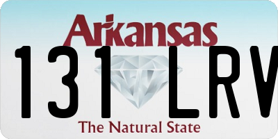 AR license plate 131LRV