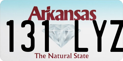 AR license plate 131LYZ